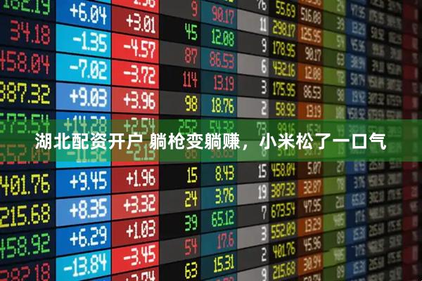 湖北配资开户 躺枪变躺赚，小米松了一口气