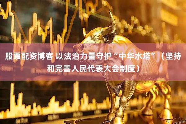 股票配资博客 以法治力量守护“中华水塔”（坚持和完善人民代表大会制度）